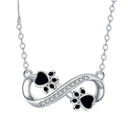 Collar Empreinte de Huella Infini con Zirconia 4