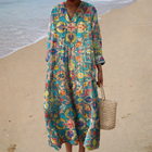 Vestido de Verano Impreso que Realza 1