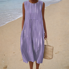 Vestido de verano cómodo sin mangas 1