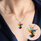Set de joyería Colibrí Élise - Collar y Aretes 4