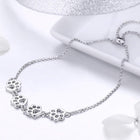 Pulsera Huella de Gato en Plata de ley - Talla ajustable 1