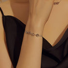 Pulsera Huella de Gato en Plata de ley - Talla ajustable 3
