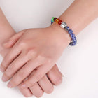 Pulsera conmemorativo Arcoíris Puente - Perlas 7 chakras Regalo para la pérdida de un mascota 3