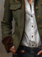 Fernanda | Blazer Vintage con Vivo Contrastante 5