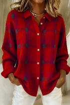 Candela | Chaqueta de Punto de Cuadros 2