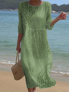 Vestido casual de mujer bordado 1