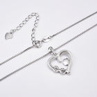 Collar Huella y Corazón con breloque infini 4
