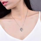 Collar Huella y Corazón con breloque infini 3