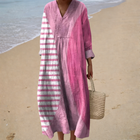 Vestido de Verano Impreso que Acentúa 1