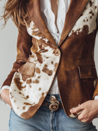 Agathe | Vintage Printed Cow Blazer Eco-Friendly 5