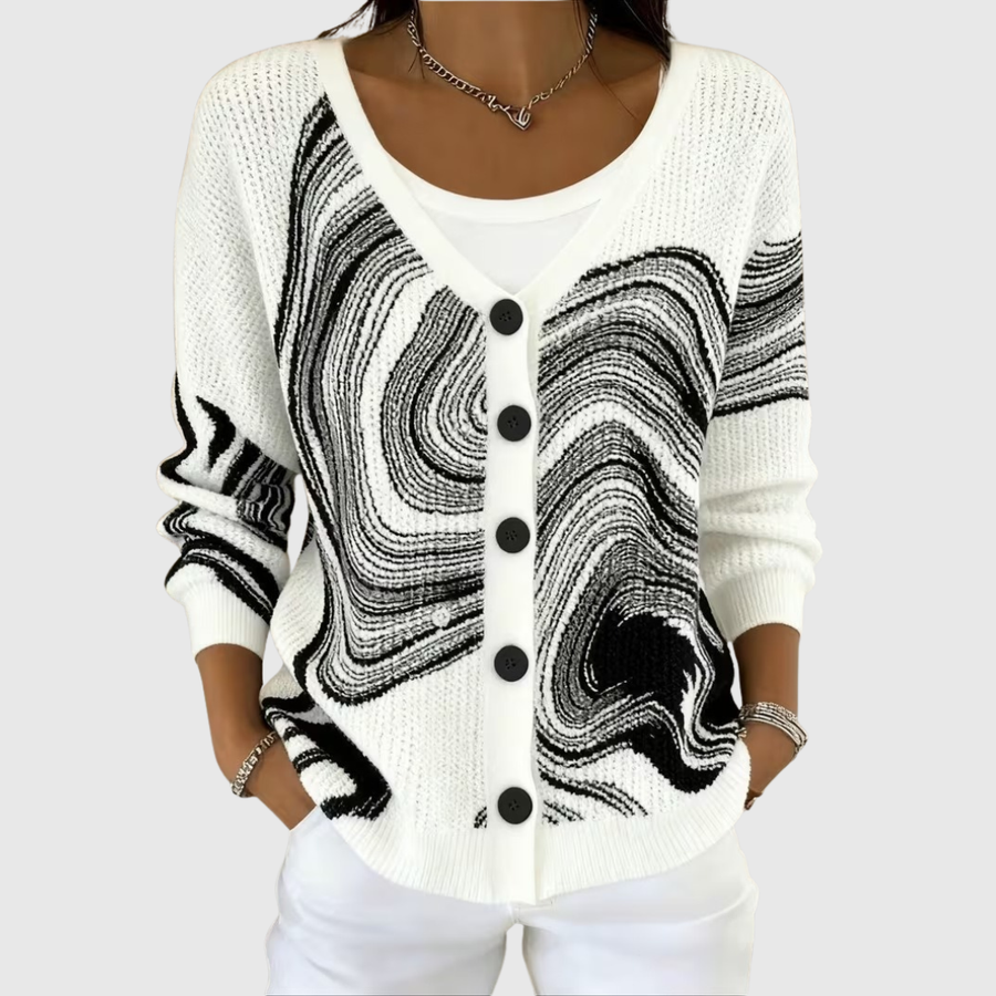 Emilia | Chaqueta de Punto con Botones