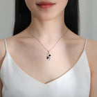 Collar Símbolo infinito Corazones huella de Huella 3