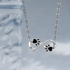 Collar Empreinte de Huella Infini con Zirconia 1