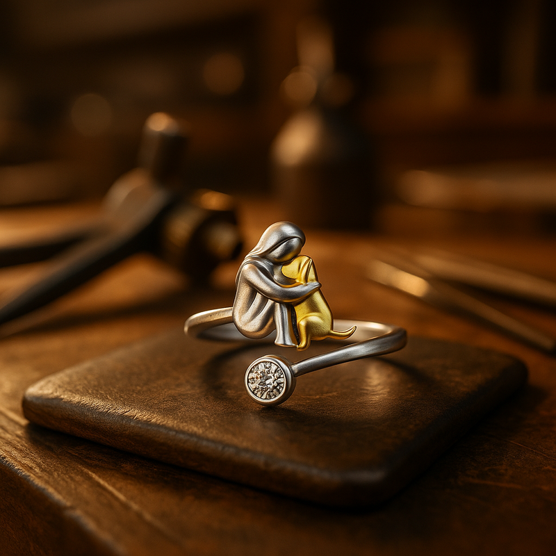 El Abrazo Eterno - Anillo Ajustable