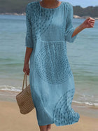 Vestido casual de mujer bordado 3