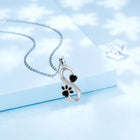 Collar Símbolo infinito Corazones huella de Huella 1