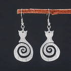 Aretes spirales Gato vintage 4
