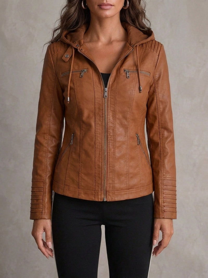 Gabriela - Chaqueta de Piel Resistente y Elegante