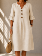 Leonor™ | Vestido de Botones 1