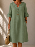 Margarita™ | Vestido de Botones 1