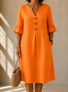 Azucena™ | Vestido de Botones 1
