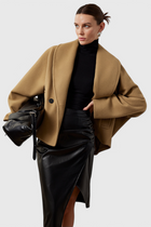 Penelope | Abrigo Oversize Relajado con Cuello Chal 5