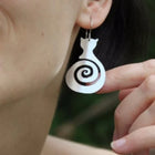 Aretes spirales Gato vintage 2