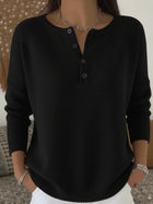 Helena | Jersey de Punto con Botones Henley 4