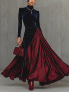 Lucrece | Vestido largo bicolor 1