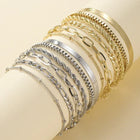Emilia - Set de Pulseras de 5 Piezas en Oro 3