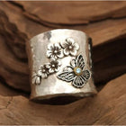 Anillo large Abeja fleur Mariposa 1