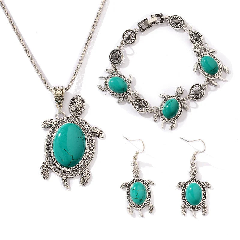 Ensemble de bijoux tortue Turquesa