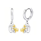 Collar Colgante Abrazo de Gato con Aretes a juego en Regalo - Oferta por tiempo limitado 4