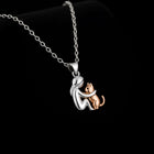 Collar Colgante Abrazo de Gato con Aretes a juego en Regalo - Oferta por tiempo limitado 3