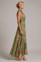 Julie | Floral Halter Neck Dress 4