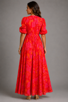 Olympe | Vestido Fluido en Rosa y Naranja 2