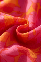 Olympe | Vestido Fluido en Rosa y Naranja 4