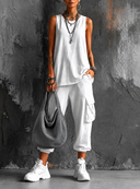 Blanco+Bolso gris