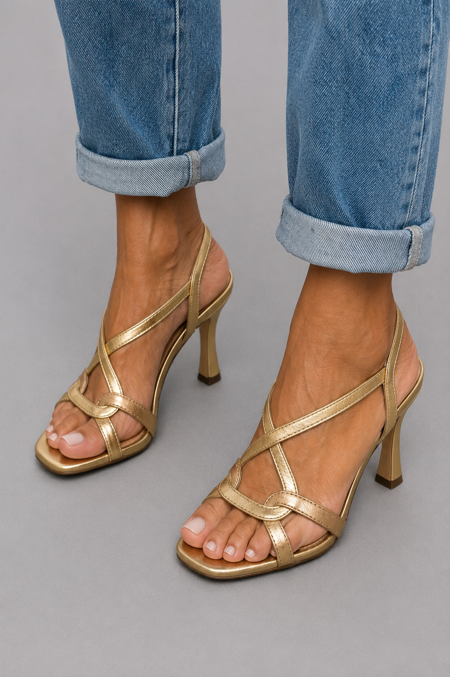Soleil™ | Sandalias doradas, encanto veraniego