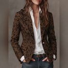 Estelle | Fitted Cashmere Jacquard Blazer 1