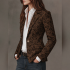 Estelle | Fitted Cashmere Jacquard Blazer 2