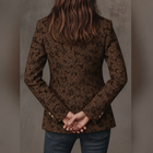 Estelle | Fitted Cashmere Jacquard Blazer 3