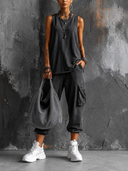 Gris+Bolso gris