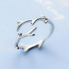 Anillo Branche en Plata de ley 1