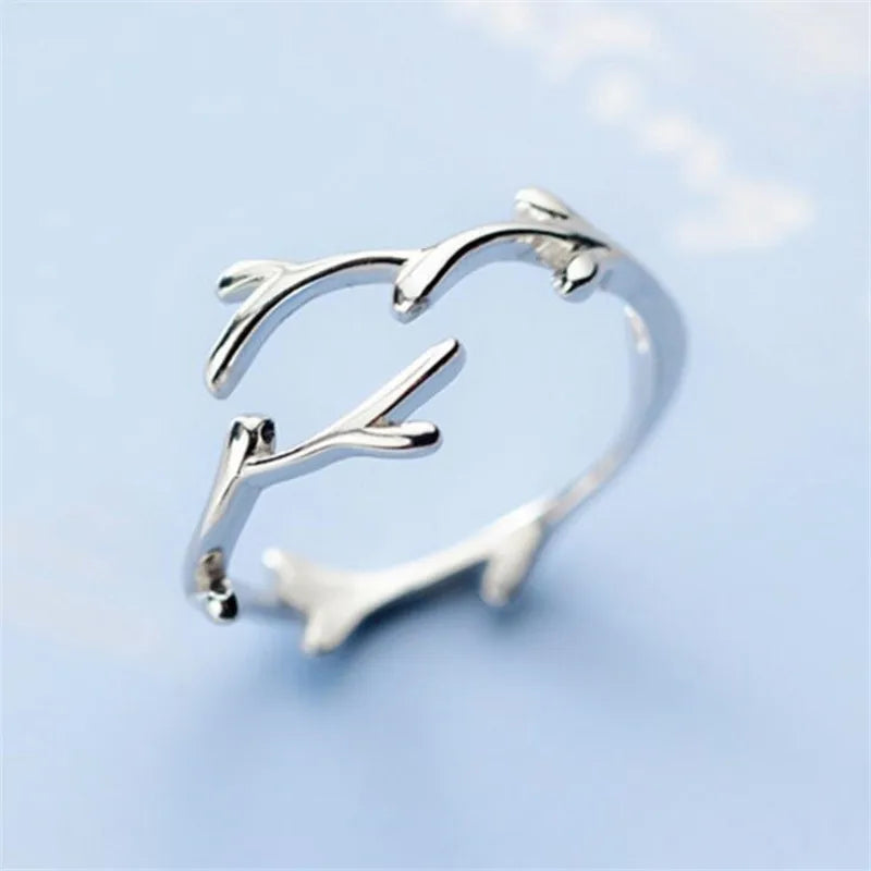 Anillo Branche en Plata de ley