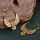 Aretes Búho Bohemio vintage 2