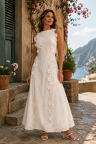 Della | Elegante Vestido Maxi Bordado 1