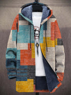 Isabella | Chaqueta de Punto con Capucha y Estampado Artístico 5