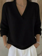 Violeta | Jersey Holgado con Cuello de Pico 4