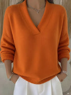 Violeta | Jersey Holgado con Cuello de Pico 5